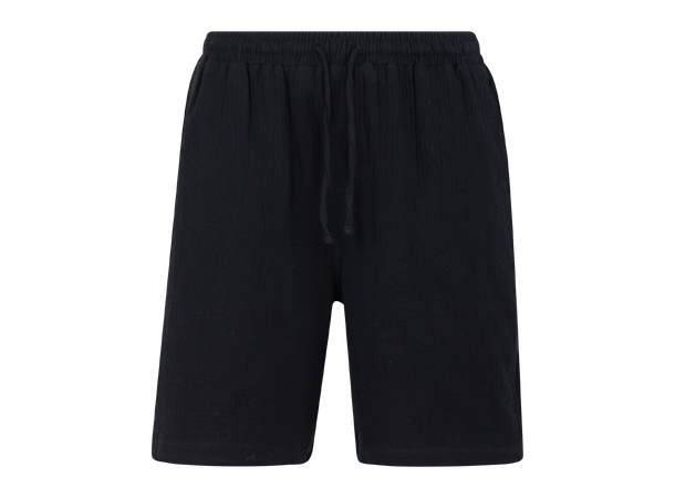 Joel Shorts Black L Cotton gauze shorts 