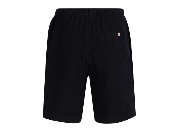 Joel Shorts Black L Cotton gauze shorts 