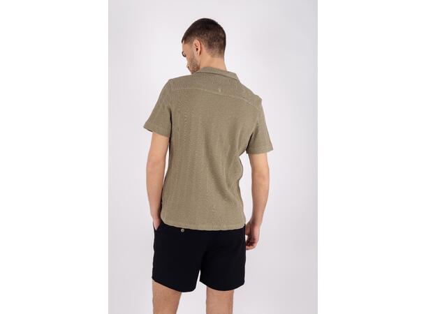 Kylian Shirt Olive L Structure SS shirt 