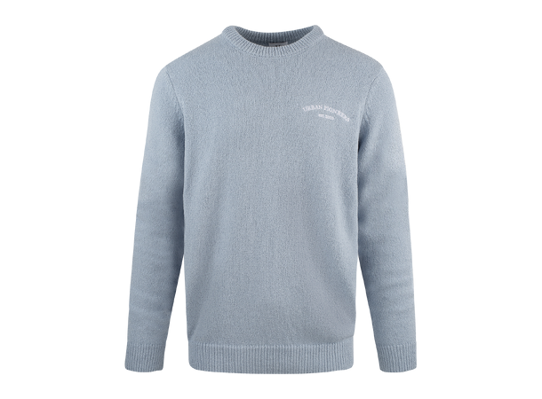 Levi Sweater Dusty blue L Loop yarn logo sweater 