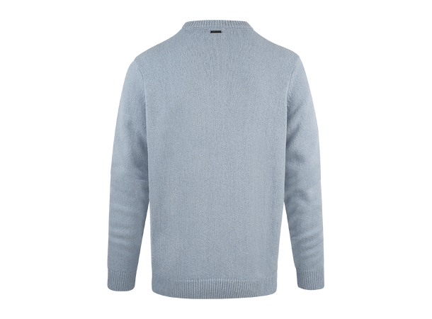 Levi Sweater Dusty blue L Loop yarn logo sweater 