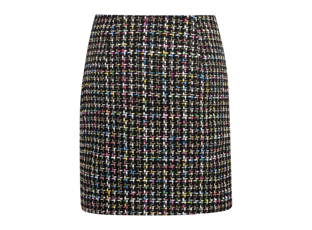 Lilo Skirt Black multi XL Mini boucle skirt 
