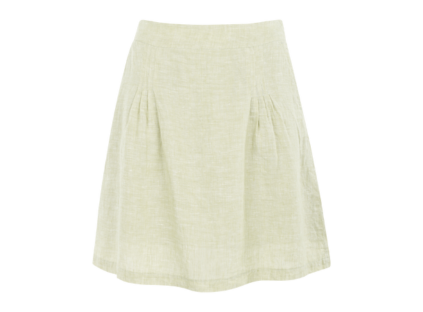 Lovisa Skirt Green S Linen pleated mini skirt 