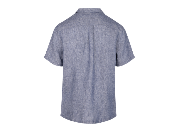 Massimo Shirt Dark denim XL Camp collar SS shirt 