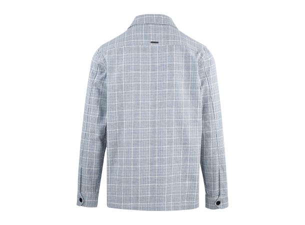 Mbappe Overshirt Blue check XL Check cotton overshirt 
