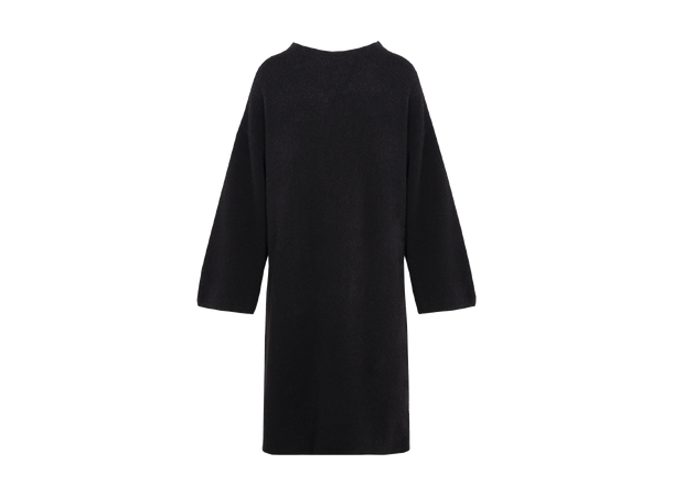 Parisa Dress Black L Teddy wool knit dress 