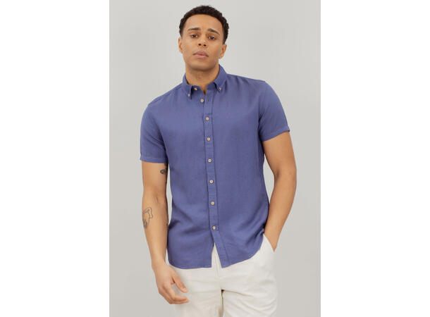 Sawyer Shirt Denim Blue XL SS linen shirt 