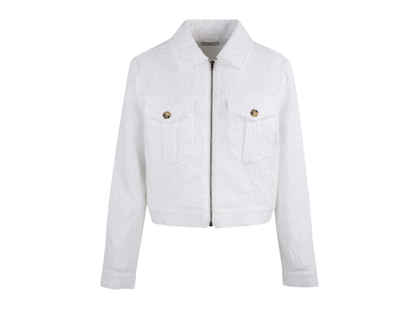 Stella Jacket White S Cropped structure jacket 