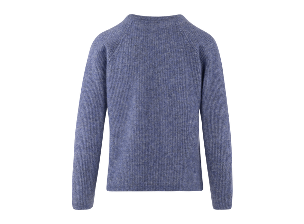 Betzy Sweater Faded Denim XL Mohair r-neck 