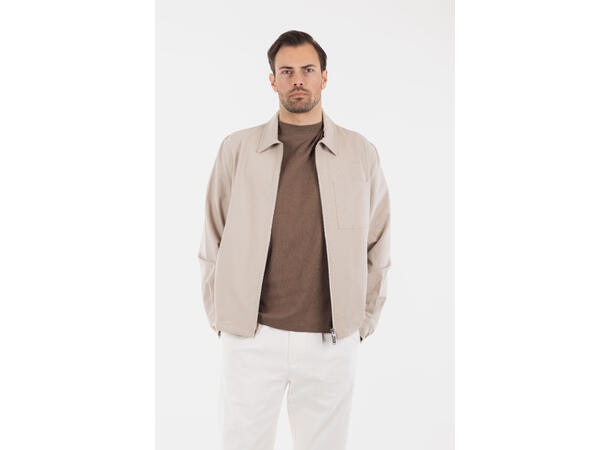 Boz Overshirt Khaki M Dressy zip overshirt 