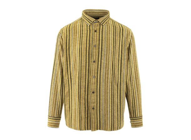 Cedrik Shirt Yellow S Striped boxy shirt 