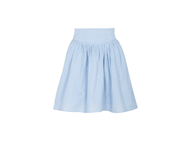 Eveline Skirt Powder blue M Short skirt broderie anglaise 