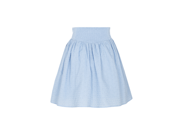 Eveline Skirt Powder blue M Short skirt broderie anglaise 