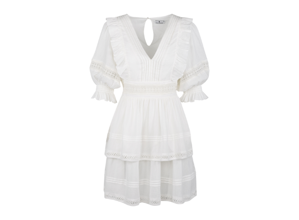 Felippa Dress White XS Short lace dress 