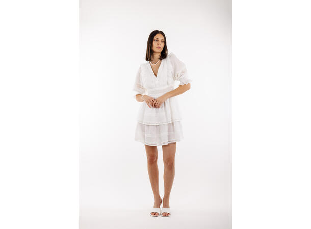 Felippa Dress White XS Short lace dress 