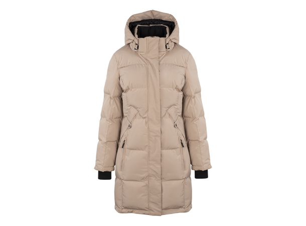Liv Parka Silver Mink S Padded channels parka 