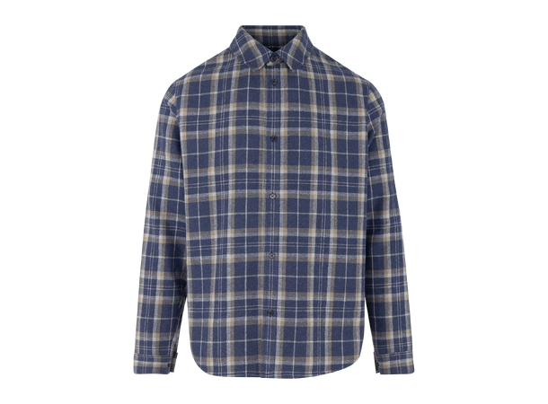 Luis Shirt Denim S Check Shirt 
