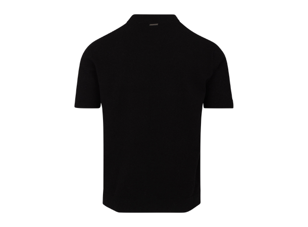 Mauro tee Black L Crincle knit t-shirt 