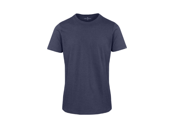 Niklas Basic Tee Sky Captain melange M Basic cotton T-shirt 