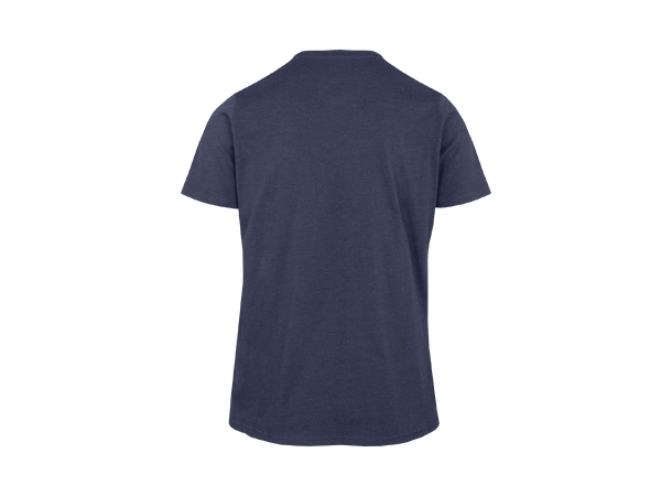 Niklas Basic Tee Sky Captain melange M Basic cotton T-shirt 