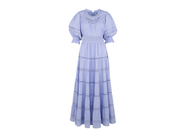 Paola Dress Vista Blue XS Lace maxi dress 