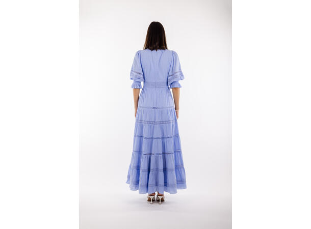 Paola Dress Vista Blue XS Lace maxi dress 