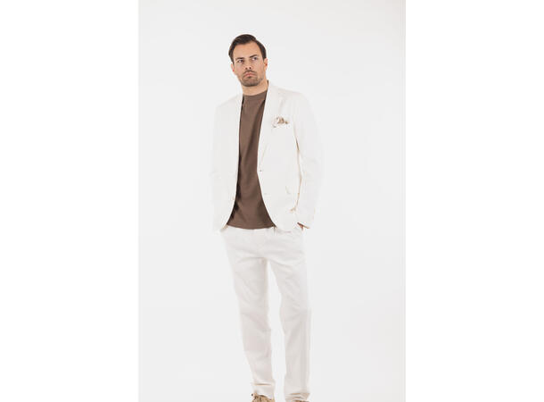 Sixten Blazer White L Linen stretch blazer 
