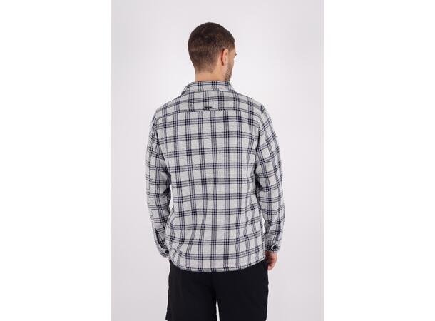 Tiago Overshirt Navy check L Check cotton overshirt 