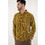 Cedrik Shirt Yellow M Striped boxy shirt 