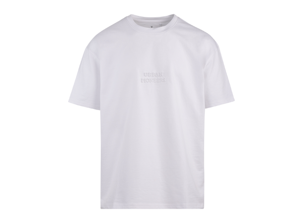 Alvaro Tee White XXL Embossed logo tee 