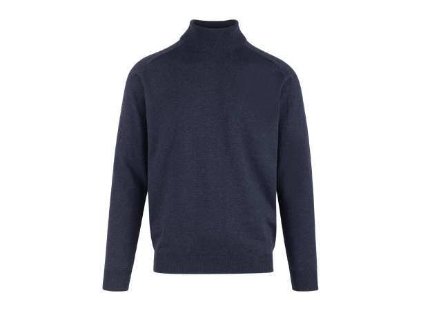 Bragg Turtle Navy M Basic t-neck 