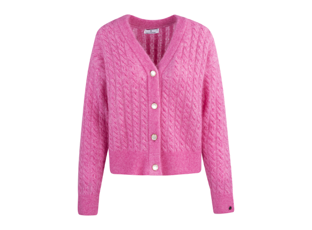 Carrol Cardigan Super pink XL Mohair cardigan 