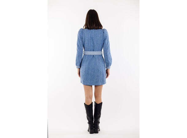 Eliana Dress Denim S Blazer dress in structured denim 