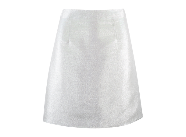 Kara Skirt Silver XS Glitter skirt 