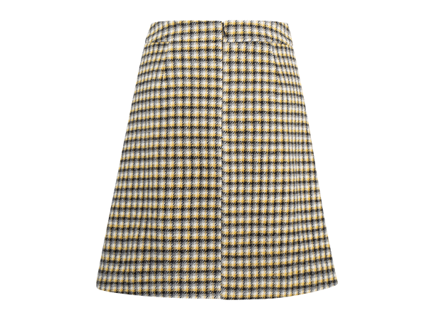 Karita Skirt Yellow check XS A-line skirt 