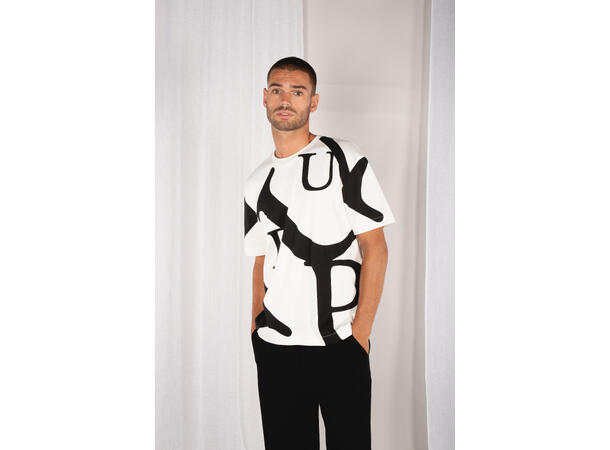 Marti Tee White M UP logo tee 