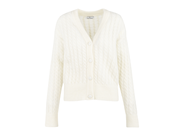 Martina Cardigan Cream L Cabel knit mohair cardigan 