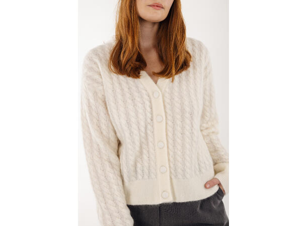 Martina Cardigan Cream L Cabel knit mohair cardigan 