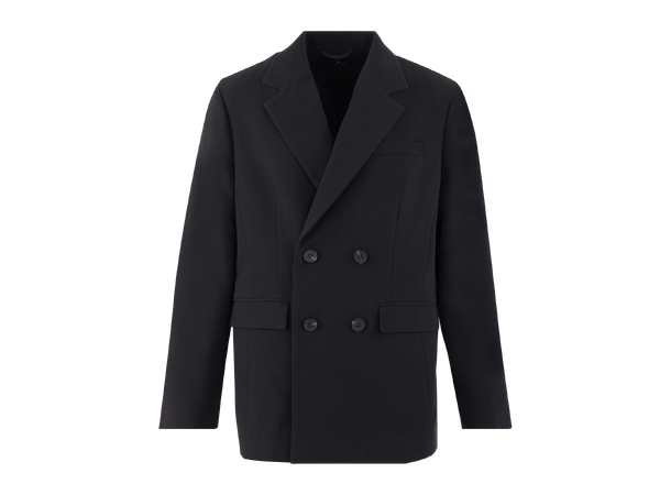 Moore Blazer Black M Double breasted stretch blazer 