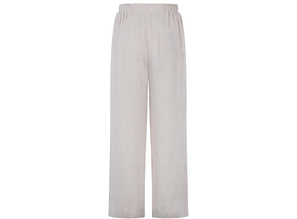 Rikke Pant Sand melange L Wide linen slub pant 