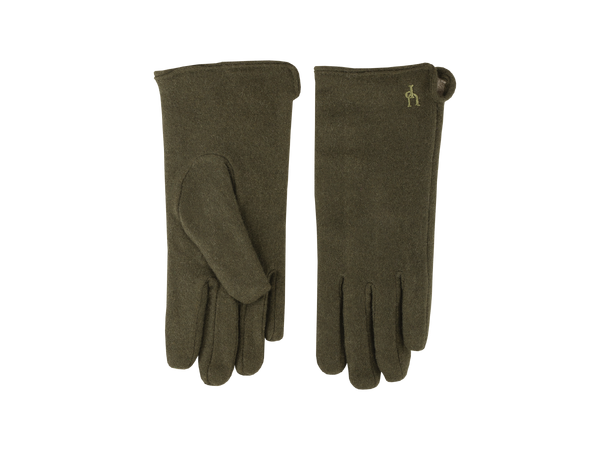 Salka Glove Olive One Size Wool glove 