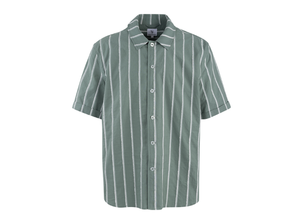 Shack Shirt Green M Striped SS shirt 