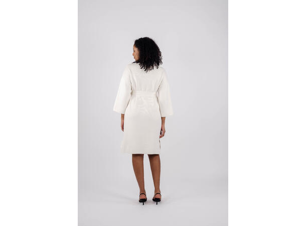Sunisa Dress White XS Viscose knit dress with belt 
