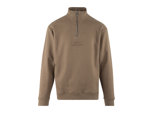 Thorin Half-zip Chocolate Chip M Pioneers embossed half-zip 