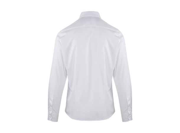 Tommaso Shirt White M Stretch twill bamboo shirt 