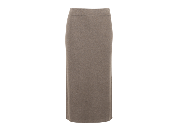Adora Skirt Brown XS Midi viscose skirt 