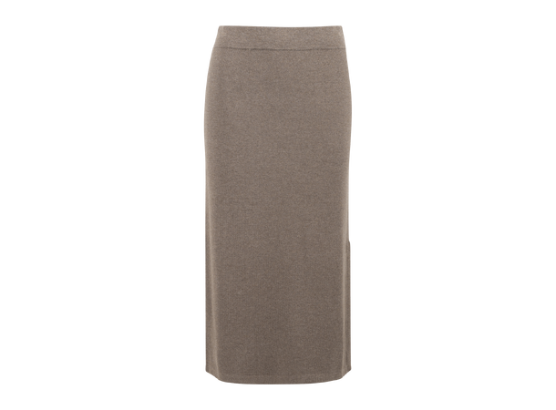 Adora Skirt Brown XS Midi viscose skirt 