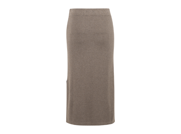 Adora Skirt Brown XS Midi viscose skirt 