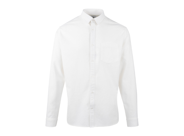 Alfredo Shirt White S Small structure overshirt 
