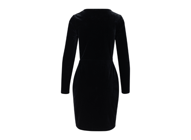 Bimbette Dress Black S Short velvet dress 